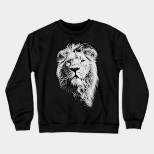 Lion Face Crewneck Sweatshirt